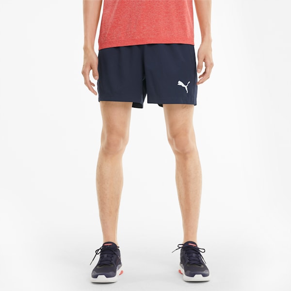 Active Woven 5" Regular Fit Men's Shorts, Peacoat, extralarge-IND